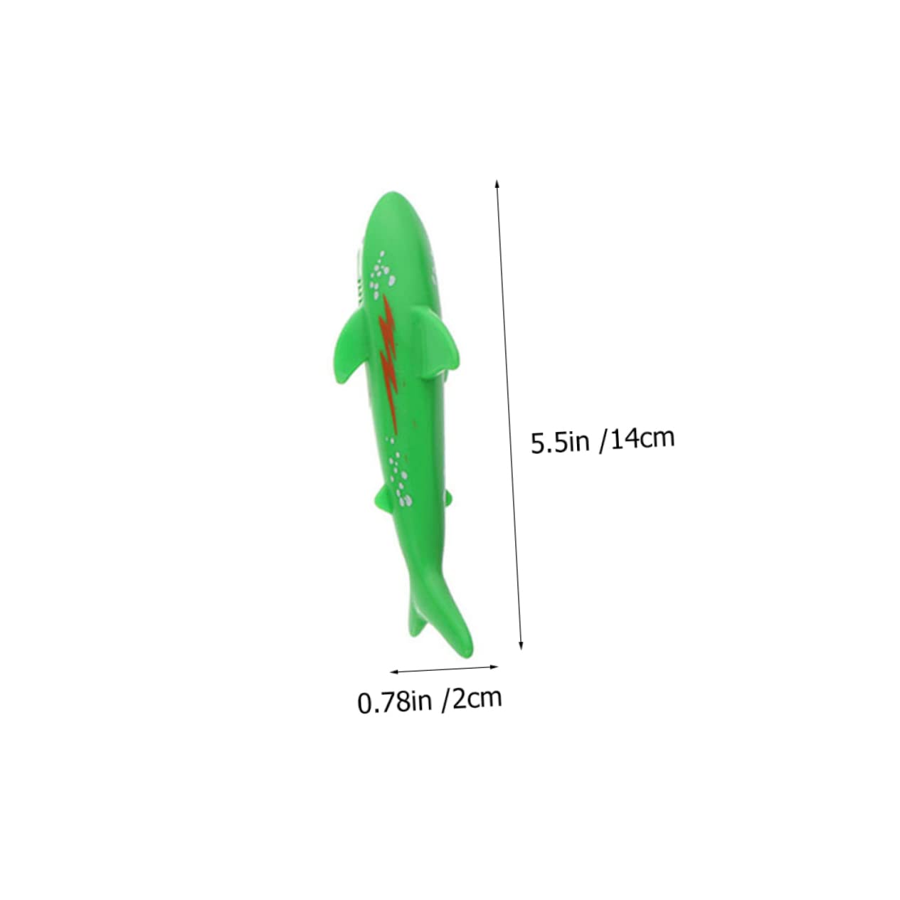 LIOOBO 4Pcs Portable Diving Sharks Fun Pool for Smooth Edges for Safety Underwater Play Accessories for Pool Parties and Summer Fun