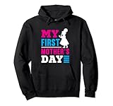 Photo Gallery my first mothers day funny gift idea for 1st mom womens felpa con cappuccio Photo Gallery my first mothers day funny gift idea for 1st mom womens felpa con cappuccio