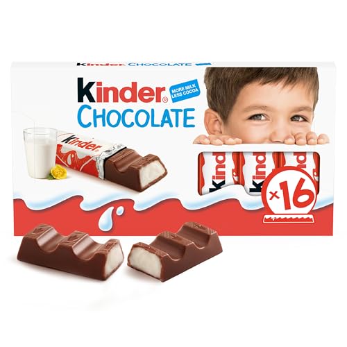 Kinder Chocolate Small Chocolate Bars Pack of 16 200g