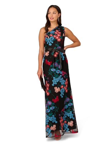 Image of Adrianna Papell Women's One Shoulder Gown