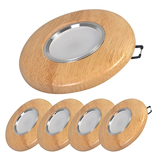 YHQSYKS 5 PCS LED Einbaustrahler Massivholz LED Einbaustrahler 3W 5W 7W LED Einbauleuchten LED Deckenstrahler Industrie Büro Wohnzimmer Hintergrundlampe Cover