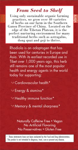 Bravo Teas Rhodiola Caffeine Free, 20 Tea Bags