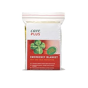 Care Plus Emergency Blanket, Goud/Zilver