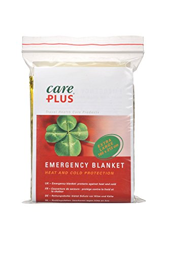 Care Plus Campingartikel Emergency Blanket 160x213cm Gold Silver, TP38221