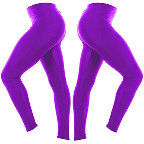 MyShoeStore Girls Shiny Footless Leggings Cover