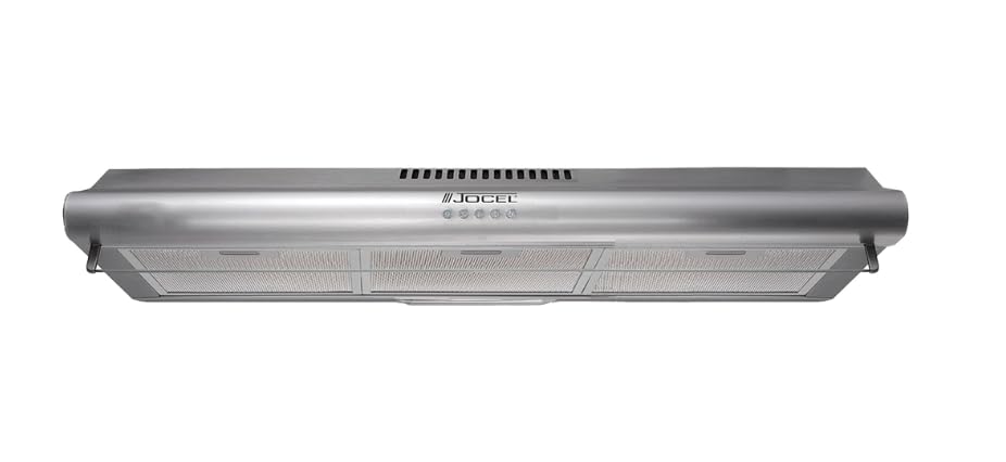 Campana extractora 90 CM JOCEL JE90I-007582, 3 velocidades, clase B, potencia extracción 400m3/h
