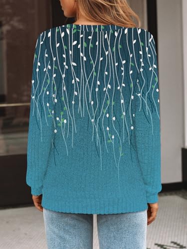Image of AUTOMET Womens V Neck Long Sleeve Shirts Fall Tops 2026 Lightweight Sweater