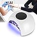 Produktbild 42W UV LED Nagellampe, professioneller Nageltrockner Gel Polish Light, Nagellack Curing Gel Trockner, Maniküre Nail Art Tools mit Musikfunktion(Weiß)