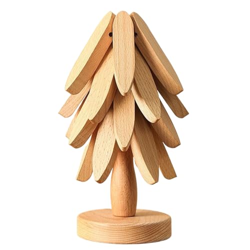 Untersetzer Holz Set Für Baumkunst, Weihnachtsbaum Topfuntersetzer...