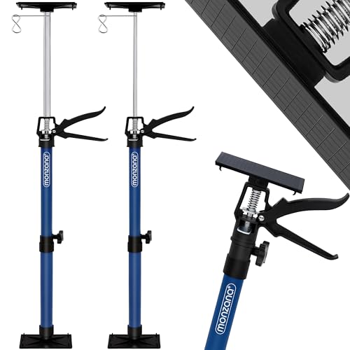 DEUBA® Deckenstütze 2er Set stufenlos höhenverstellbar Montagestütze 115-290cm bis 30kg Deckenspanner Zargenspanner