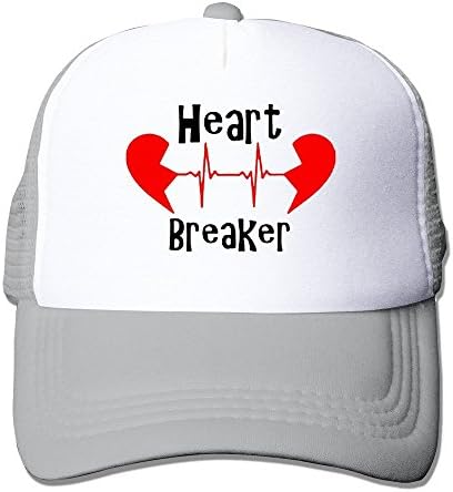 Handson Adjustable Snapback Heartbreaker Running Cap Hat Ash