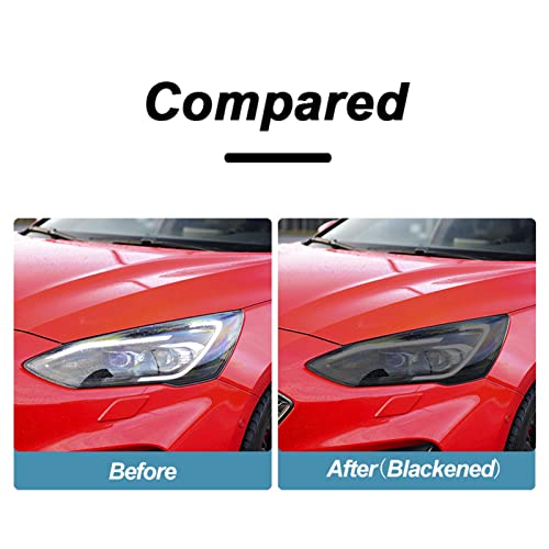 TIANAILU 2 Pz Auto Pellicola Protettiva Faro Fumè