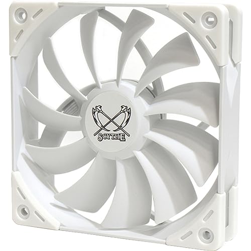 Scythe Kaze Flex 120 WEISS PWM 120x120x27 Gehäuselüfter, weiß, 1800 U/min