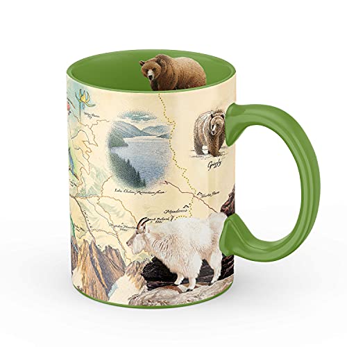 Xplorer Maps North Cascades National Park Mug 16oz