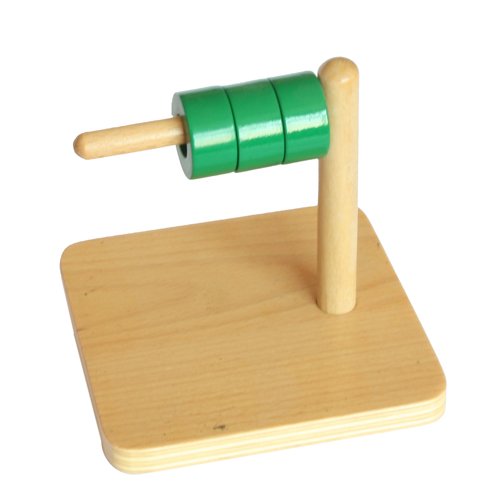 Montessori Discs on Horizontal Dowel