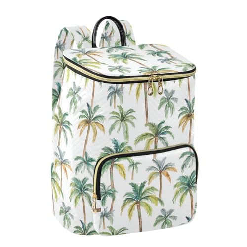 Simple Summer Palm Trees Designed Backpacks for Women Fashion Casual Travel Shoulder Bag for Gym Work Travel bolso de para mujer avion2