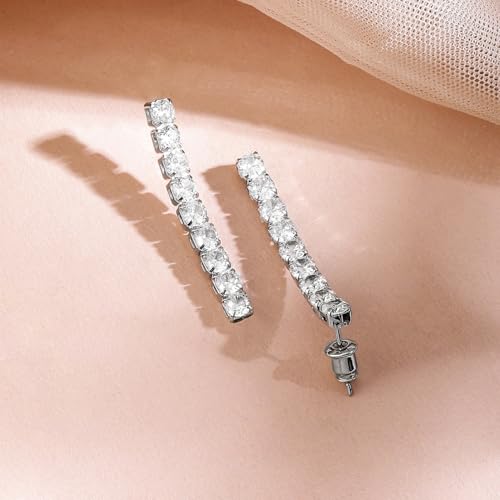 Image of Rubans AD Zircon Bridal Bold Statement Necklace Set Stylish
