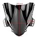GZYF Black Double Bubble Motorcycle Windscreen for Suzuki GSXR 1000 2005-2006 K5