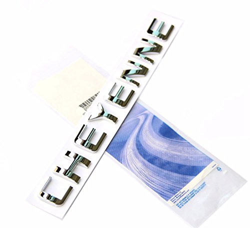 Image of Yoaoo 3Pack OEM Chrome Cheyenne Nameplates Emblems Badge Compatible with Silverado Shiny 3D New