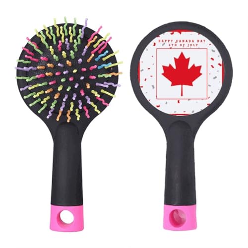 Brosse à cheveux démêlante en érable au design canadien pour célébrer la nature