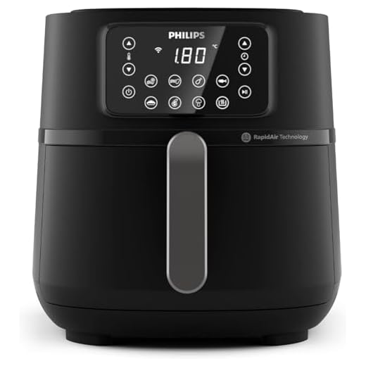Philips Airfryer 5000 Series XXL, 7,2L (1,4Kg), 16 en 1 Freidora De Aire, Conexión Wifi, 90% Menos De Grasa Con Tecnología Rapid Air, Aplicación HomeID (HD9285/90)