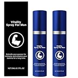 Énergiealpha Herrenspray, Man Verzögerungsspray Intim Spray | Feuchtigkeitsspendend & Schnell Einziehend | Für Verlängerte Leistung & Intensives Vergnügen | 5 ml Flasche (A-2PC)