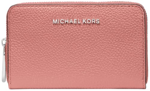 Image of Michael Kors Jet Set Small Zip Around Card Case, Rose