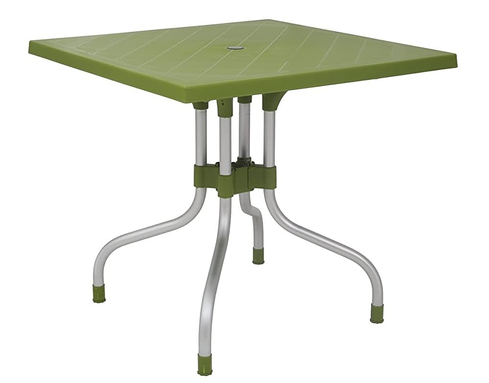 Supreme Olive 4 Seater Foldable Square Plastic Dining Table for Cafe, Garden, Office | Indoor&Outdoor Use | (Color: Mehndi Green; Qnt: 1 Pc.)-image-22