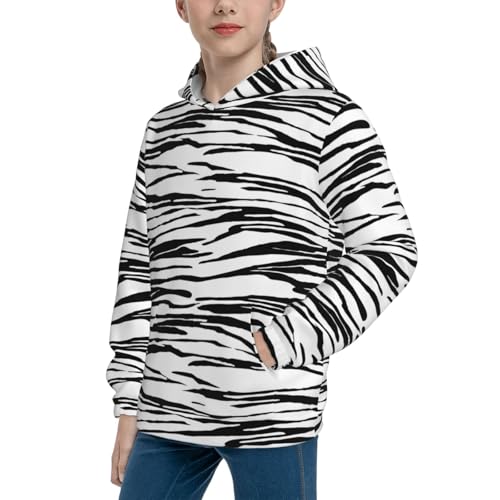 Lines Stripes Wavy Kid Hoodies Boys Sweatshirts Girls Pullover with Pocket2