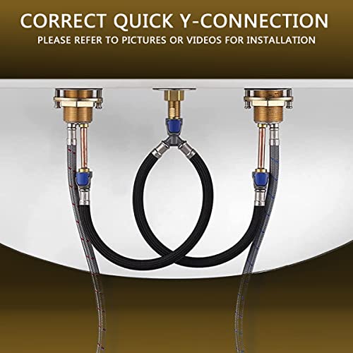 Arrisea Black Bathroom Faucet 3 Hole Wide-Spread Bathroom Faucets For Sink 3 Hole 8 Inch Vanity Bathroom Sink Faucet With Pop Up Drain, Bf010-1-Mb #TOP4