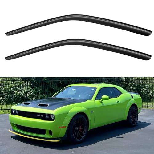 Image of Window Visors Rain Guards for 2008-2023 Dodge Challenger, Out-Channel Window Vent Wind Deflectors Visors Shades for 08-23 Challenger