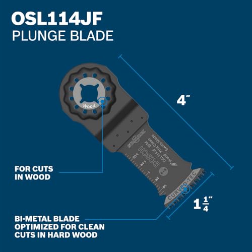 Image of Bosch OSL005C 5 pc. Starlock Oscillating Multi-Tool Accessory Blade Set