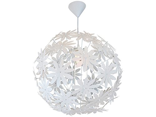 Preisvergleich Produktbild Pendel 1-flg. Flower Kunststoff weiss