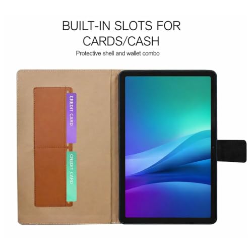 Image of M CartCover for Samsung Galaxy Tab A9 Cover Case 8.7 inch, Flip Stand Cover Case for Samsung Galaxy Tab A9 Tablet Cover [SM-X110 /X115 /X117 (Texture Black)