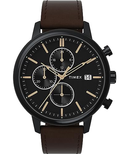 Montre Timex Chicago TW2V29200VQ 45 mm accessoire idéal pour les réunions d'affaires