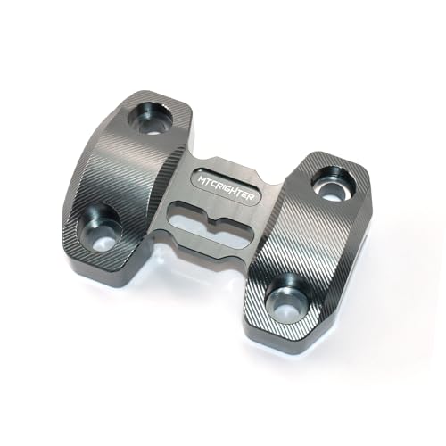 MTCRIGHTER Handlebar Upper Mount Clamp Top Cover Holder for HONDA ADV150 ADV160 2019-2024 CNC Aluminum Alloy Made (Titanium)