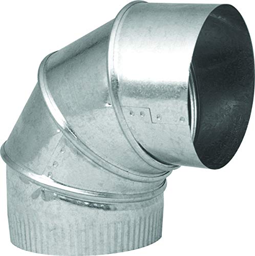 Imperial Manufacturing group gv0286-C 4" 90A galvanized Adjustable Elbow