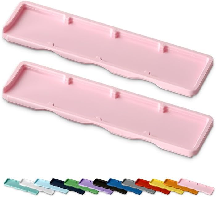 Glassboard Studio MagInk Quad Tray (Set of 2) – Magnetic Mini Ink Pad Holder & Organizer with Non-Slip Base, 4-Slot Craft Tray for Stamping, Ink Blending, Cardmaking, and Scrapbooking