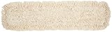 Amazon Basics Dust Mop Head Replacement, Cotton, 36 Inch, 6-Pack