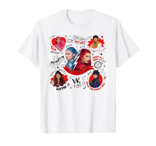 Disney Descendants: Wicked Wonderland Chloe Red Pink Luis T-Shirt