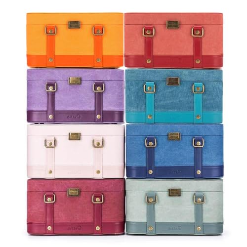 Valise de train Everyday Della Q orange compacte 30x15cm rigide - 2