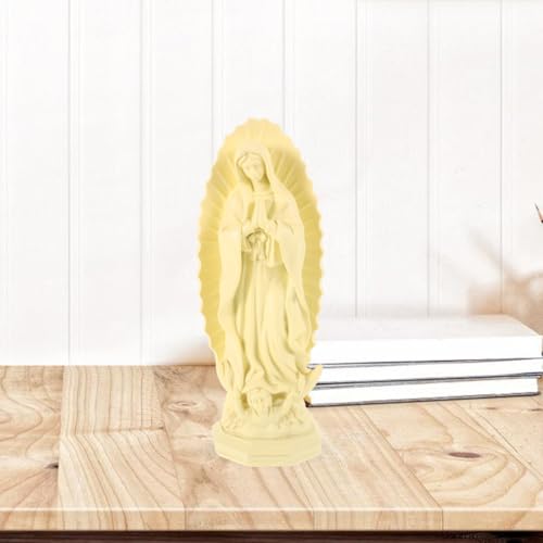 Estatua Virgen María 7.67 Pulgadas Decoración Religiosa miniatura 3