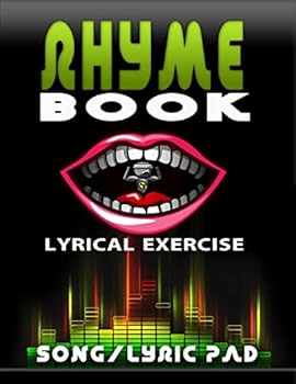 Paperback Lyrical Exercise My Rhyme Book Song/Lyric Pad Book