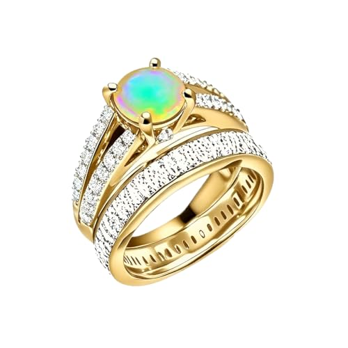 10K/14K/18K White Yellow Rose Gold 1-5 Carat IGI Certified Gem Personalized Engagement Wedding Ring Set Size 3-15 for Women2