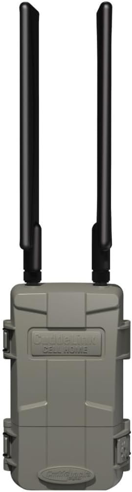Cuddeback CuddeLink Wireless 3rd Gen Trail Cameras for Wildlife Monitoring with High-Resolution Imaging Bundle with Cell Home Trail Camera, 32 GB Memory Card, and Card Reader (4-Pack)