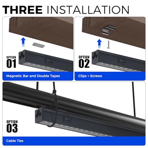 Image of Barrina T5 Plant Lights for Indoor Growing, 4FT 160W (8 X 20W) Led Grow Light with Magnetic Design, Full Spectrum Grow Light Strip with Black Cover, Plug and Play, 5000K, 8 Packs