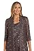 R&M Richards Women's 3 PC Formal Sequined Pants Set, Fig, 16