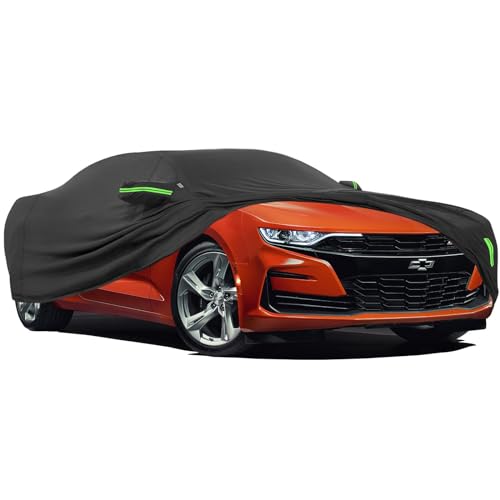 Image of Proadsy Custom Fit 1994-2024 Chevrolet Camaro Car Cover Waterproof Outdoor | UV-Blocking Waterproof With Soft Lining Prevents Leaks & Scratches. Perfect For Sunny, Snowy Outdoor Parking, Garage Storage