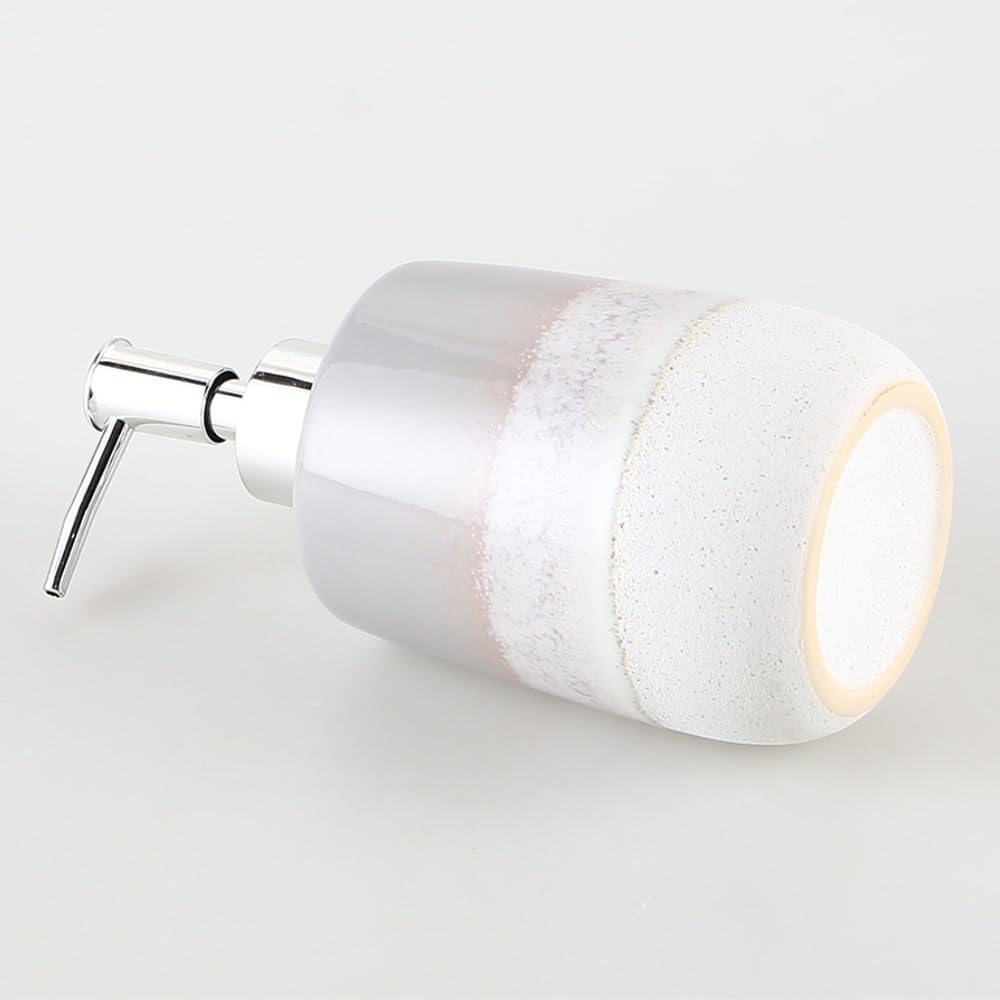 Flacone di emulsione a Gradiente in Ceramica Grezza con Dispenser di Sapone, flacone di Dispenser per Mani Personalizzato, flacone di shampo