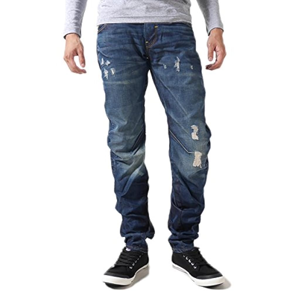 G-Star RAW ダメージ加工 3Dスリムフィットジーンズ カーブタック G-Star RAW ダメージ加工 3Dスリムフィットジーンズ カーブタック